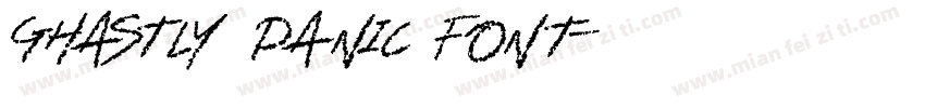 Ghastly Panic Font字体转换
